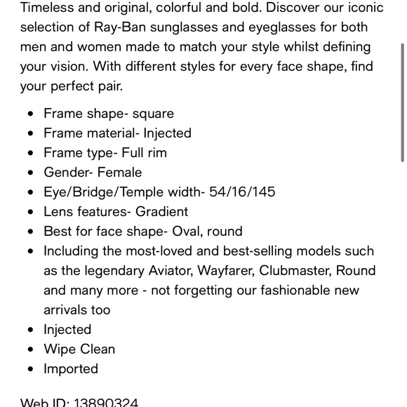 Women's Ray Ban Sunglasses RB4378 - Picture 6 of 11